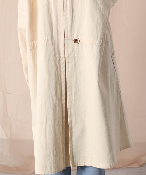 cepo（セポ）の「ステンカラーコート　2022SS（ステンカラーコート・レディース・オフホワイト/ブルー/グリーン・M）」の9枚目の写真