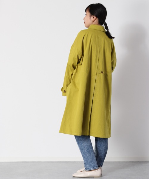 cepo（セポ）の「ステンカラーコート　2022SS（ステンカラーコート・レディース・オフホワイト/ブルー/グリーン・M）」の14枚目の写真