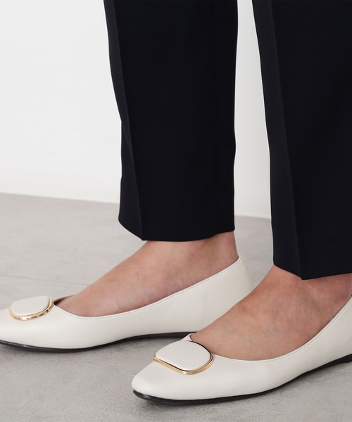 NATURAL BEAUTY BASIC（ナチュラルビューティーベーシック）の「[洗える]ポリエステルドビーＳＥＴＵＰ　パンツ（その他パンツ・レディース・ベージュ/グレー/ネイビー/ベージュ系その他5・MEDIUM/LARGE/SMALL/X-SMALL/XX-SMALL/X-LARGE）」の14枚目の写真