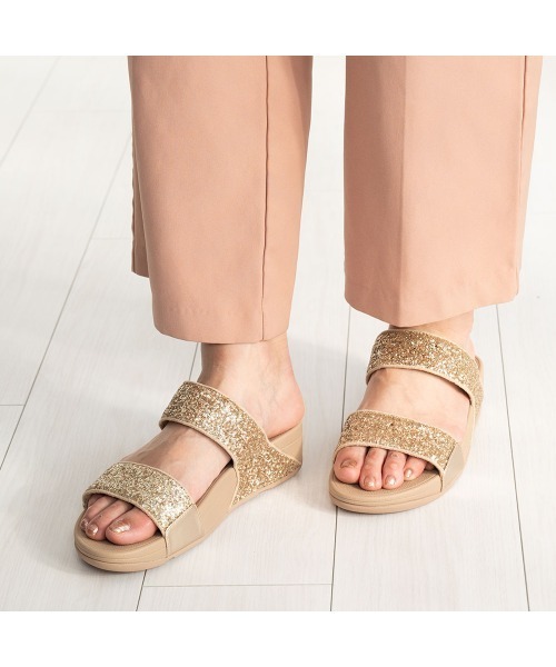 fitflop(フィットフロップ)の「【fitflop/フィットフロップ】 LULU GLITTER SLIDES スライドサンダル/サンダル/グリッター/コンフォートサンダル(サンダル・レディース・ブラック/ピンクゴールド/ネイビー/ゴールド/タン/ベージュ・US6/US7/US5/US8)」の21枚目の写真