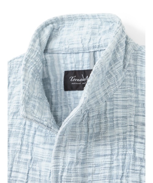 TORNADO MART（トルネードマート）の「TORNADO MART∴ライトニングクレープラッセルジャケット（テーラードジャケット・メンズ・ホワイト/サックスブルー/ピンク・MEDIUM/LARGE/LL）」の7枚目の写真