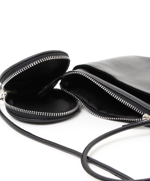 KOBE LETTUCE（コウベレタス）の「ラウンドポーチ付きミニショルダーバッグ[B1467]（ショルダーバッグ・レディース・ブラック/オフホワイト/オレンジ/グリーン・FREE）」の8枚目の写真