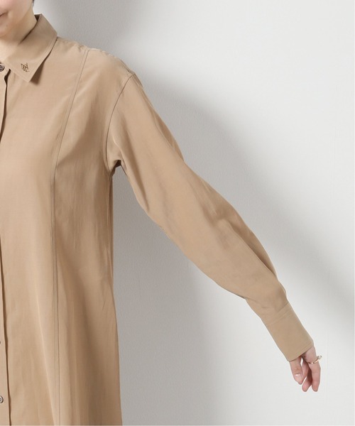 Noble（ノーブル）の「ソフトフレアシャツワンピース（ワンピース  