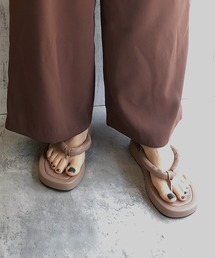 Noubel Voug Relax（ヌーベルヴォーグリラックス）の「プラットフォーム クッション トング サンダル（サンダル）」