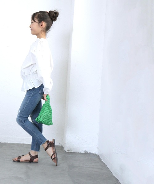 SOROTTO（ソロット）の「【ママとお揃い】ストラップ ぺたんこソールサンダル（サンダル・キッズ・ホワイト/ブラック/ダークブラウン/ピンク/シルバー/その他/パイソン・22.0cm/16.0cm/17.0cm/18.0cm/19.0cm/20.0cm/21.0cm）」の15枚目の写真