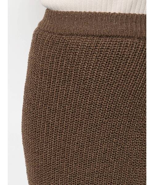 【セール】ディープスリットロングニットスカート【セットアップ着用可能】（スカート）｜RESEXXY（リゼクシー）