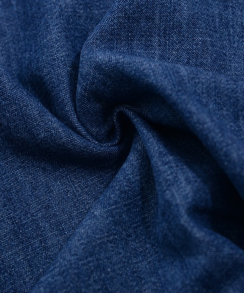 Wrangler（ラングラー）の「［Wrangler ラングラー］Women’s Western Denim Snap Dress ウエスタン デニム シャツ ワンピース（シャツワンピース・レディース・ダークインディゴブルー/ライトインディゴブルー・S/M/L）」の12枚目の写真