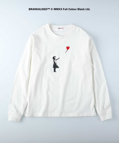 Right-on(ライトオン)の「イラストプリントロンT(Tシャツ/カットソー・メンズ・ホワイト/ダークグレー/ケリー・M/XL/L)」の11枚目の写真