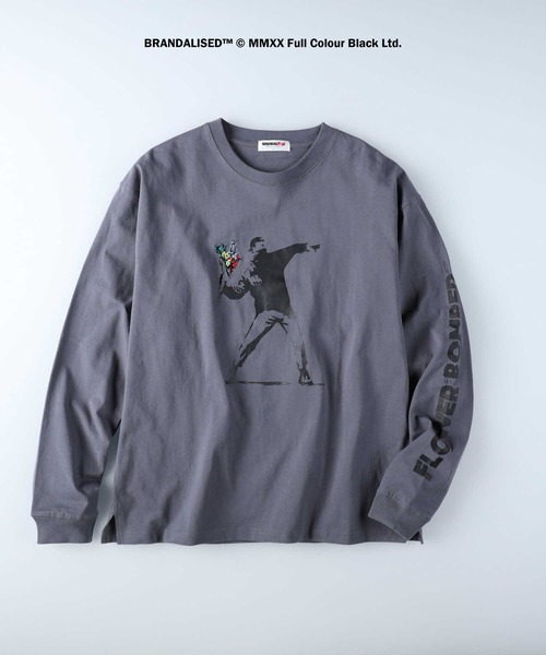 Right-on(ライトオン)の「イラストプリントロンT(Tシャツ/カットソー・メンズ・ホワイト/ダークグレー/ケリー・M/XL/L)」の17枚目の写真
