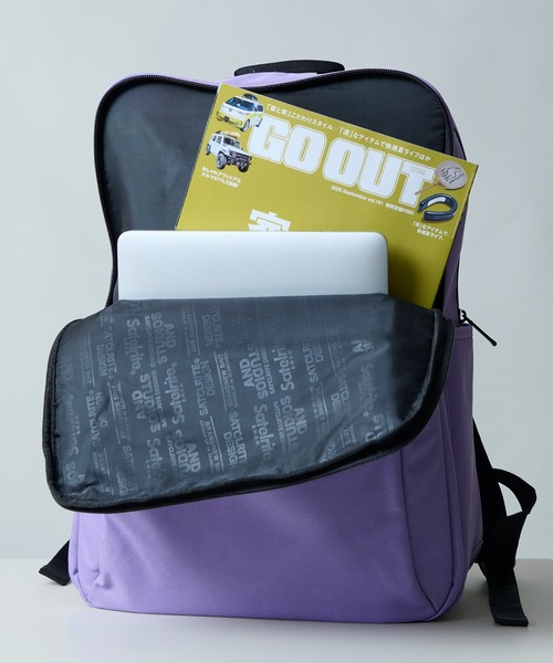 ANDSTUDIOS(アンドステュディオス)の「PROPCUBE BACK PACK(バックパック/リュック・レディース・ブラック/ベージュ/ラベンダー/ベージュ系その他/パープル・ONE SIZE)」の17枚目の写真