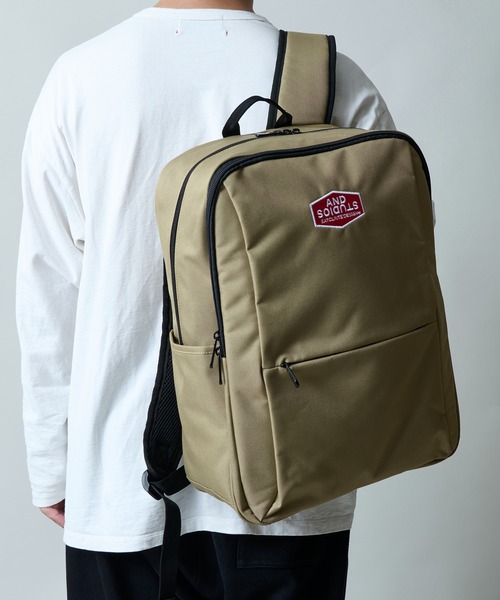 ANDSTUDIOS(アンドステュディオス)の「PROPCUBE BACK PACK(バックパック/リュック・レディース・ブラック/ベージュ/ラベンダー/ベージュ系その他/パープル・ONE SIZE)」の7枚目の写真