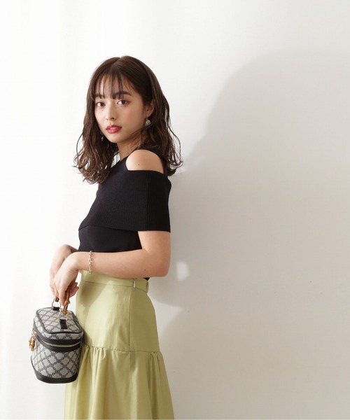 PROPORTION BODY DRESSING(プロポーションボディドレッシング)の「レイヤード風ニット / 1212170405(ニット/セーター・レディース・ベージュ/グレー/ブラック・FREE)」の10枚目の写真