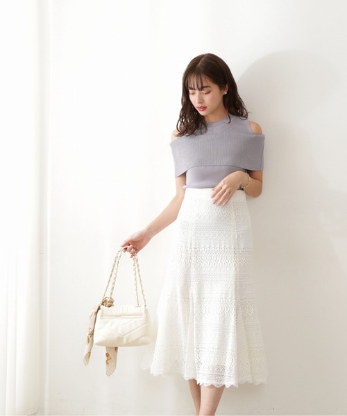 PROPORTION BODY DRESSING(プロポーションボディドレッシング)の「レイヤード風ニット / 1212170405(ニット/セーター・レディース・ベージュ/グレー/ブラック・FREE)」の12枚目の写真