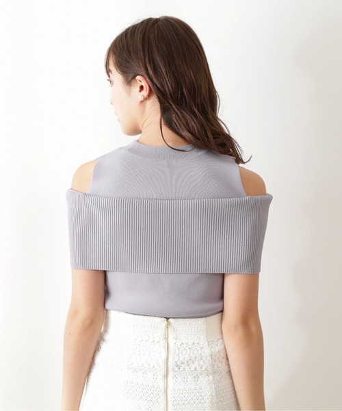 PROPORTION BODY DRESSING(プロポーションボディドレッシング)の「レイヤード風ニット / 1212170405(ニット/セーター・レディース・ベージュ/グレー/ブラック・FREE)」の8枚目の写真