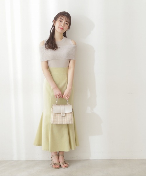 PROPORTION BODY DRESSING(プロポーションボディドレッシング)の「レイヤード風ニット / 1212170405(ニット/セーター・レディース・ベージュ/グレー/ブラック・FREE)」の7枚目の写真