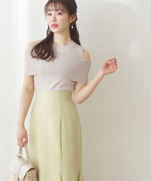 PROPORTION BODY DRESSING(プロポーションボディドレッシング)の「レイヤード風ニット / 1212170405(ニット/セーター・レディース・ベージュ/グレー/ブラック・FREE)」の15枚目の写真