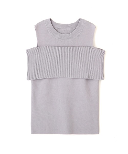 PROPORTION BODY DRESSING(プロポーションボディドレッシング)の「レイヤード風ニット / 1212170405(ニット/セーター・レディース・ベージュ/グレー/ブラック・FREE)」の19枚目の写真