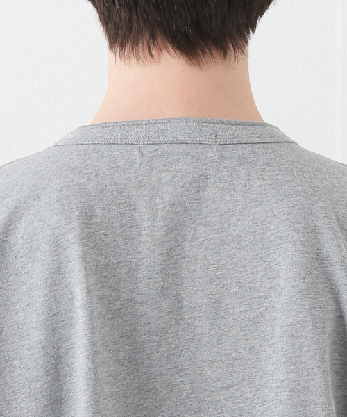 B.C STOCK(ベーセーストック)の「HENLEY/N BIG ロングスリーブTシャツ(Tシャツ/カットソー・メンズ・ホワイト/グレー・MEDIUM/LARGE)」の13枚目の写真
