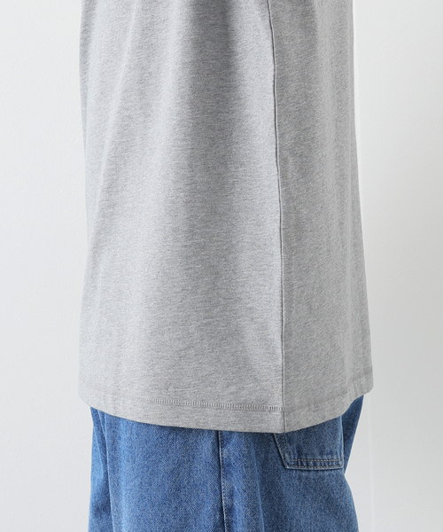B.C STOCK(ベーセーストック)の「HENLEY/N BIG ロングスリーブTシャツ(Tシャツ/カットソー・メンズ・ホワイト/グレー・MEDIUM/LARGE)」の17枚目の写真