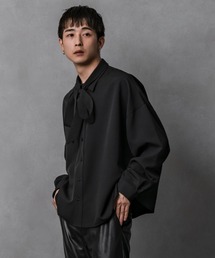 メンズのシャツ ブラウス ブラック 黒色系 ボウタイ襟 ファッション通販 Zozotown
