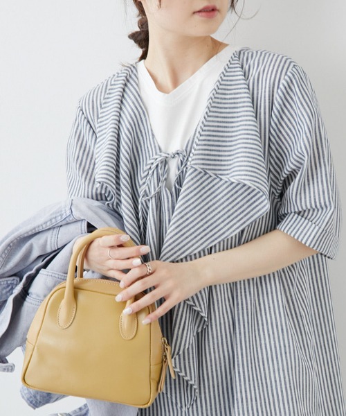 PUAL CE CIN(ピュアルセシン)の「【WEB限定】つい着たくなる。シルケット2WAYタンクトップ(タンクトップ・レディース・ホワイト/ブラック・FREE)」の9枚目の写真