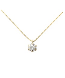 THE PLATINUM SELECT | 18金ゴールド ダイヤモンド ネックレス 0.2ct 鑑別カード付(ネックレス)