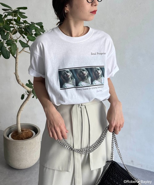 GOOD ROCK SPEED（グッドロックスピード）の「【GOOD ROCK SPEED】Roberta Tシャツ（Tシャツ/カットソー・レディース・ホワイト・FREE）」の3枚目の写真