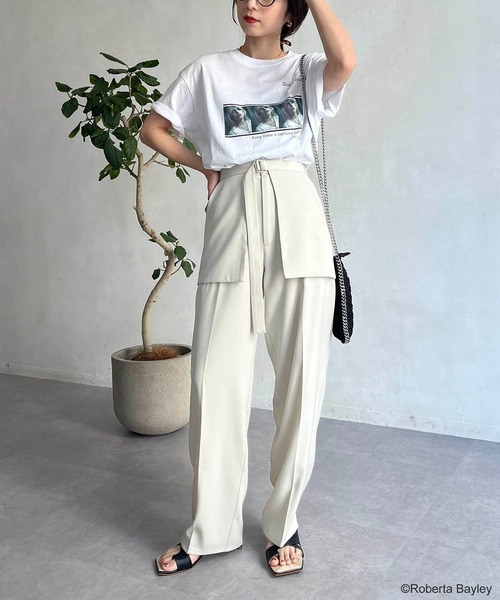 GOOD ROCK SPEED（グッドロックスピード）の「【GOOD ROCK SPEED】Roberta Tシャツ（Tシャツ/カットソー・レディース・ホワイト・FREE）」の6枚目の写真