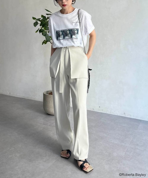 GOOD ROCK SPEED（グッドロックスピード）の「【GOOD ROCK SPEED】Roberta Tシャツ（Tシャツ/カットソー・レディース・ホワイト・FREE）」の7枚目の写真