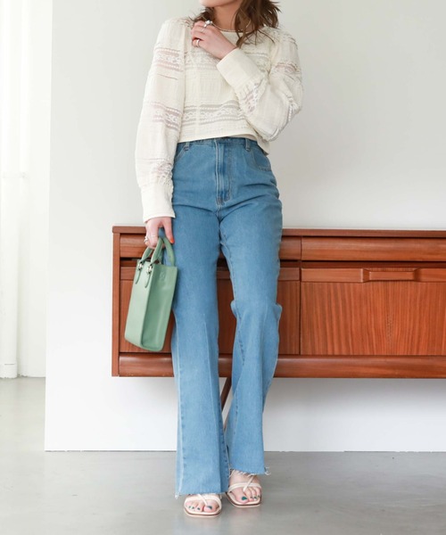 archives(アルシーヴ)の「フリルレース2WAYカーディガン(シャツ/ブラウス・レディース・ブラック/オフホワイト/アイボリー・MEDIUM)」の17枚目の写真