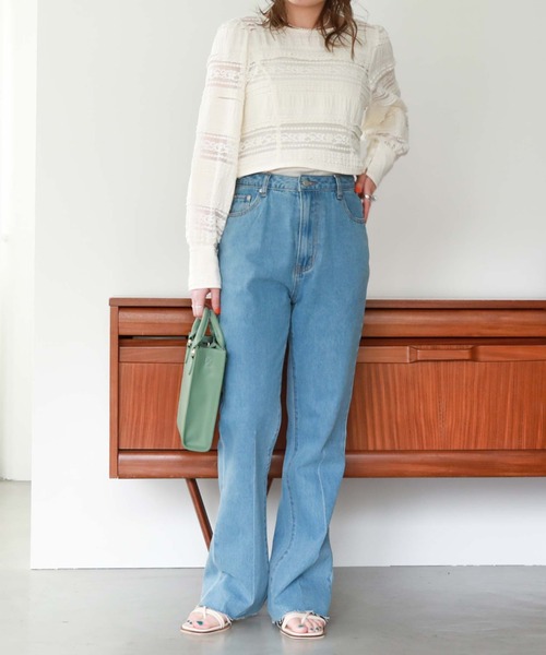 archives(アルシーヴ)の「フリルレース2WAYカーディガン(シャツ/ブラウス・レディース・ブラック/オフホワイト/アイボリー・MEDIUM)」の19枚目の写真