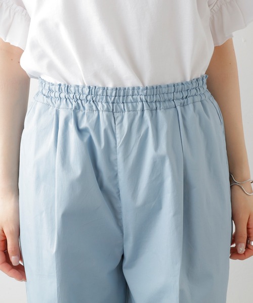PUAL CE CIN（ピュアルセシン）の「JAPAN MADEスラックスパンツ（その他パンツ・レディース・オリーブ/ブラック/ブルー/ライトベージュ・FREE）」の15枚目の写真