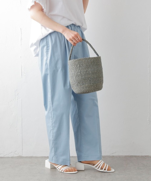 PUAL CE CIN（ピュアルセシン）の「JAPAN MADEスラックスパンツ（その他パンツ・レディース・オリーブ/ブラック/ブルー/ライトベージュ・FREE）」の18枚目の写真