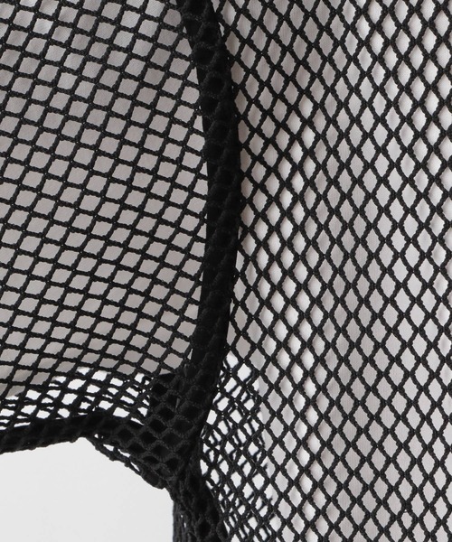 LOWRYS FARM（ローリーズファーム）の「メッシュＴシャツＳＳ　278969（Tシャツ/カットソー・レディース・ブラック/グリーン/オフホワイト・FREE）」の14枚目の写真