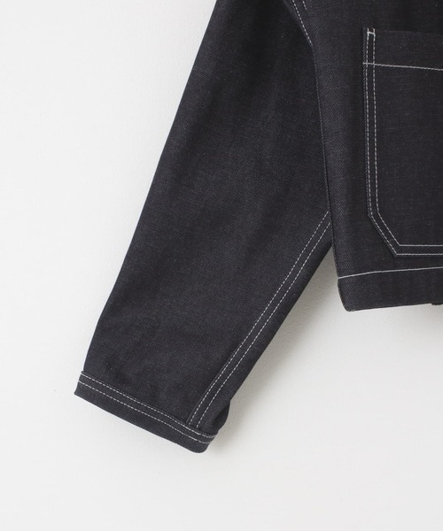 Traditional Weatherwear（トラディショナルウェザーウェア）の「Traditional Weatherwear　ARKLEY BF WST（デニムジャケット・レディース・インディゴブルー・34）」の4枚目の写真