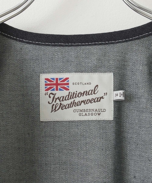 Traditional Weatherwear（トラディショナルウェザーウェア）の「Traditional Weatherwear　ARKLEY BF WST（デニムジャケット・レディース・インディゴブルー・34）」の5枚目の写真
