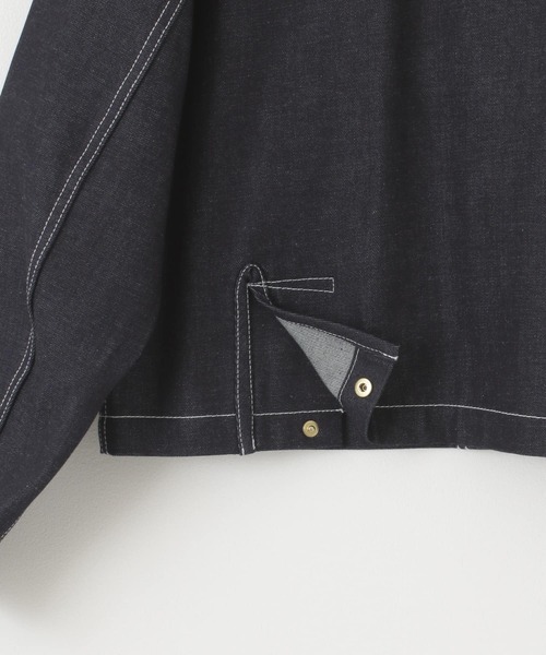Traditional Weatherwear（トラディショナルウェザーウェア）の「Traditional Weatherwear　ARKLEY BF WST（デニムジャケット・レディース・インディゴブルー・34）」の7枚目の写真