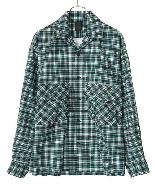 DAIWA PIER39（ダイワピア39）の「DAIWA PIER39 / ダイワ ピアサーティナイン：Tech New Angler`s Open Collar Shirts Ｌ/S：BE-90022[PIE]（シャツ/ブラウス・メンズ・ネイビー・S/M/L）」の4枚目の写真