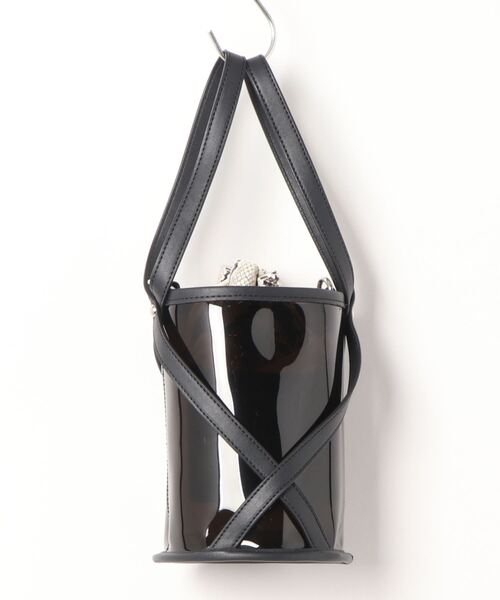 KOBE LETTUCE（コウベレタス）の「[2点セット]巾着INクリアクロスバケツバッグ（ハンドバッグ・レディース・ブラック系その他/グレイッシュベージュ/ピンク/ブラウン系その他/ダークブラウン・FREE）」の7枚目の写真