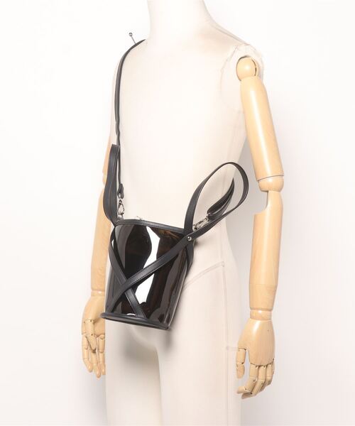 KOBE LETTUCE（コウベレタス）の「[2点セット]巾着INクリアクロスバケツバッグ（ハンドバッグ・レディース・ブラック系その他/グレイッシュベージュ/ピンク/ブラウン系その他/ダークブラウン・FREE）」の10枚目の写真