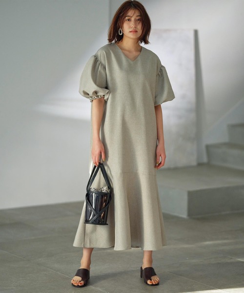 KOBE LETTUCE（コウベレタス）の「[2点セット]巾着INクリアクロスバケツバッグ（ハンドバッグ・レディース・ブラック系その他/グレイッシュベージュ/ピンク/ブラウン系その他/ダークブラウン・FREE）」の12枚目の写真