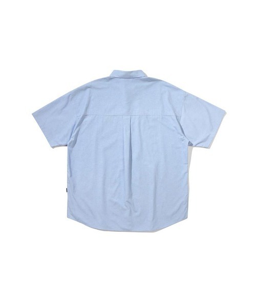 ROMANTIC CROWN（ロマンティッククラウン）の「A'GEM/9 × .kom『ROMANTIC CROWN/ロマンティッククラウン』RECENT LOGO OXFORD SHIRT/リーセント オックスフォードシャツ（シャツ/ブラウス・レディース・ブルー/ホワイト/ライトブルー・L）」の16枚目の写真