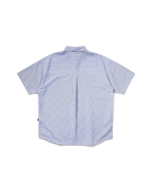 ROMANTIC CROWN（ロマンティッククラウン）の「A'GEM/9 × .kom『ROMANTIC CROWN/ロマンティッククラウン』RECENT LOGO OXFORD SHIRT/リーセント オックスフォードシャツ（シャツ/ブラウス・レディース・ブルー/ホワイト/ライトブルー・L）」の21枚目の写真
