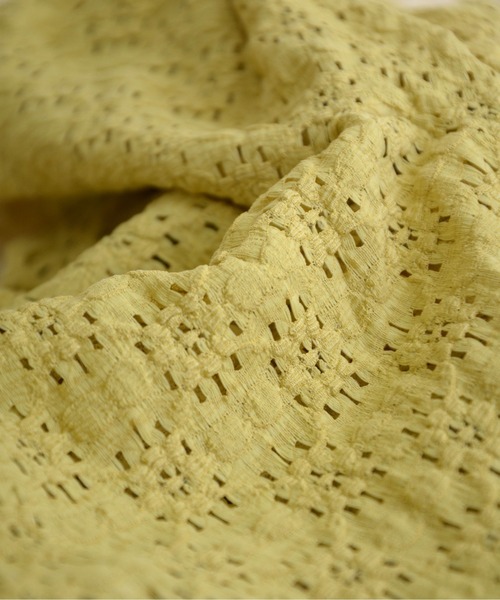 ibeul_（イベール）の「レースフレア コンパクトパフスリーブトップス（Tシャツ/カットソー・レディース・ホワイト/ライム/ブルー/アイボリー・FREE）」の14枚目の写真