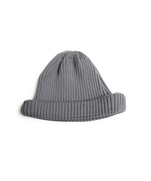 ROTAR（ローター）の「Cotton roll short watch コットン ロール ショートワッチ（ニットキャップ/ビーニー・メンズ・イエロー系/ネイビー/グレー/ブラック/ダークグリーン/ベージュ・FREE）」の3枚目の写真