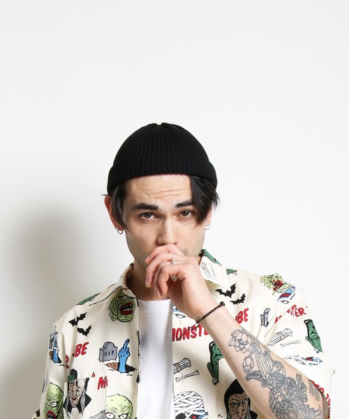 ROTAR（ローター）の「Cotton roll short watch コットン ロール ショートワッチ（ニットキャップ/ビーニー・メンズ・イエロー系/ネイビー/グレー/ブラック/ダークグリーン/ベージュ・FREE）」の12枚目の写真