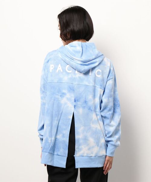 Ocean Pacific（オーシャンパシフィック）の「【OP:オーピー】レディースプルオーバーパーカー　フーディー　バックプリント（パーカー・レディース・ベージュ/ブラック/ブルー・MEDIUM）」の4枚目の写真