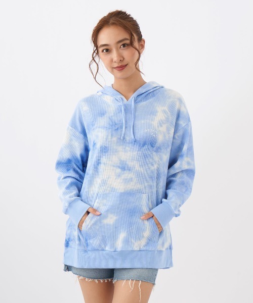 Ocean Pacific（オーシャンパシフィック）の「【OP:オーピー】レディースプルオーバーパーカー　フーディー　バックプリント（パーカー・レディース・ベージュ/ブラック/ブルー・MEDIUM）」の3枚目の写真