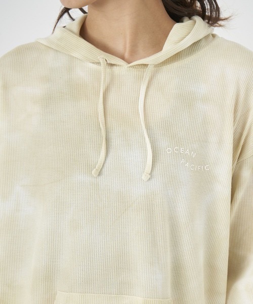 Ocean Pacific（オーシャンパシフィック）の「【OP:オーピー】レディースプルオーバーパーカー　フーディー　バックプリント（パーカー・レディース・ベージュ/ブラック/ブルー・MEDIUM）」の9枚目の写真