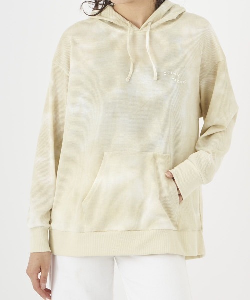 Ocean Pacific（オーシャンパシフィック）の「【OP:オーピー】レディースプルオーバーパーカー　フーディー　バックプリント（パーカー・レディース・ベージュ/ブラック/ブルー・MEDIUM）」の6枚目の写真